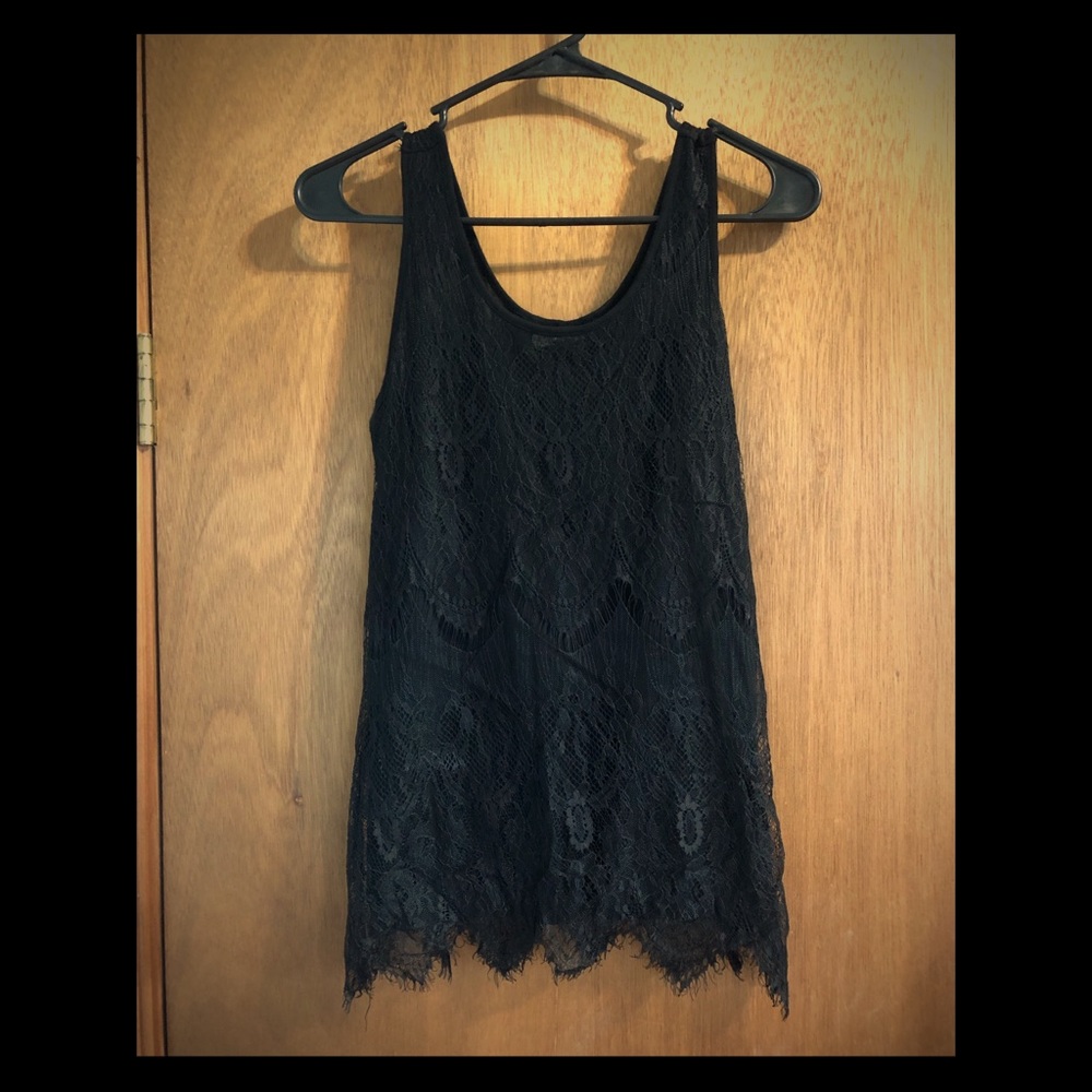 NEW Maurice’s Lace Black Tank